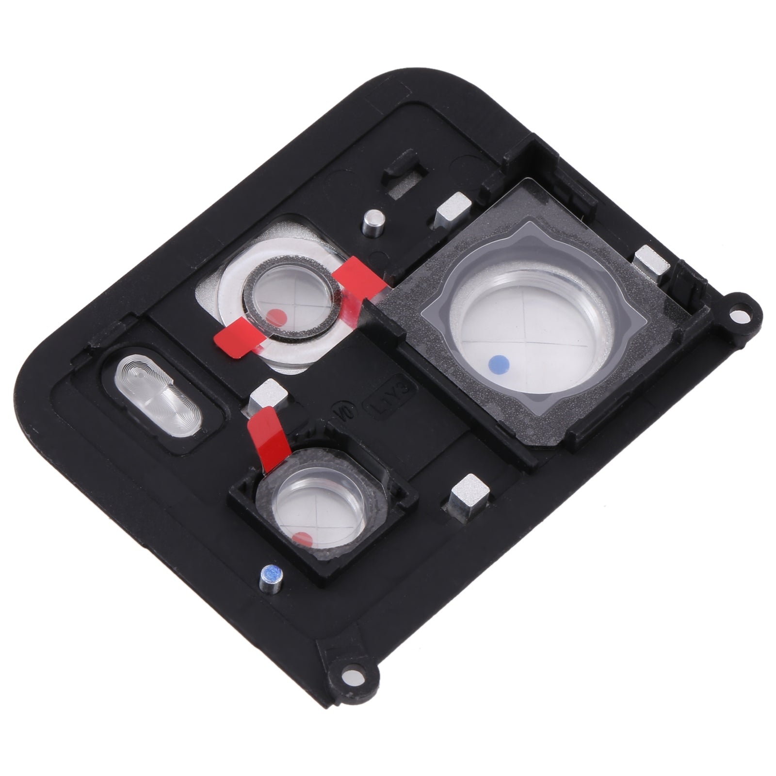 Back Camera Lens Frame for Xiaomi Redmi Note 12 Pro+  Black