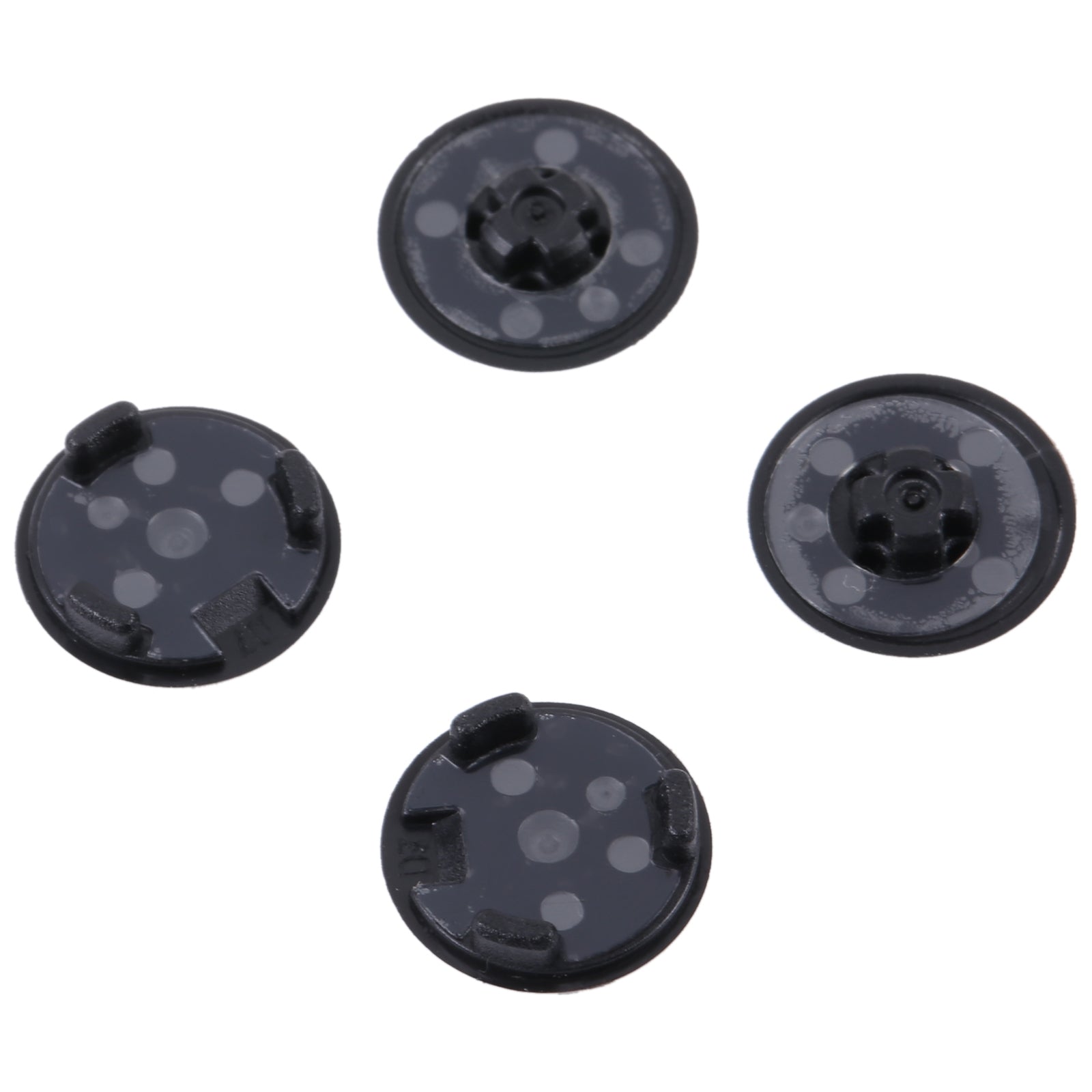 For MicroSurface Lap 3 / Lap 4 4 in 1 Bottom Case Rubber Mats  Black