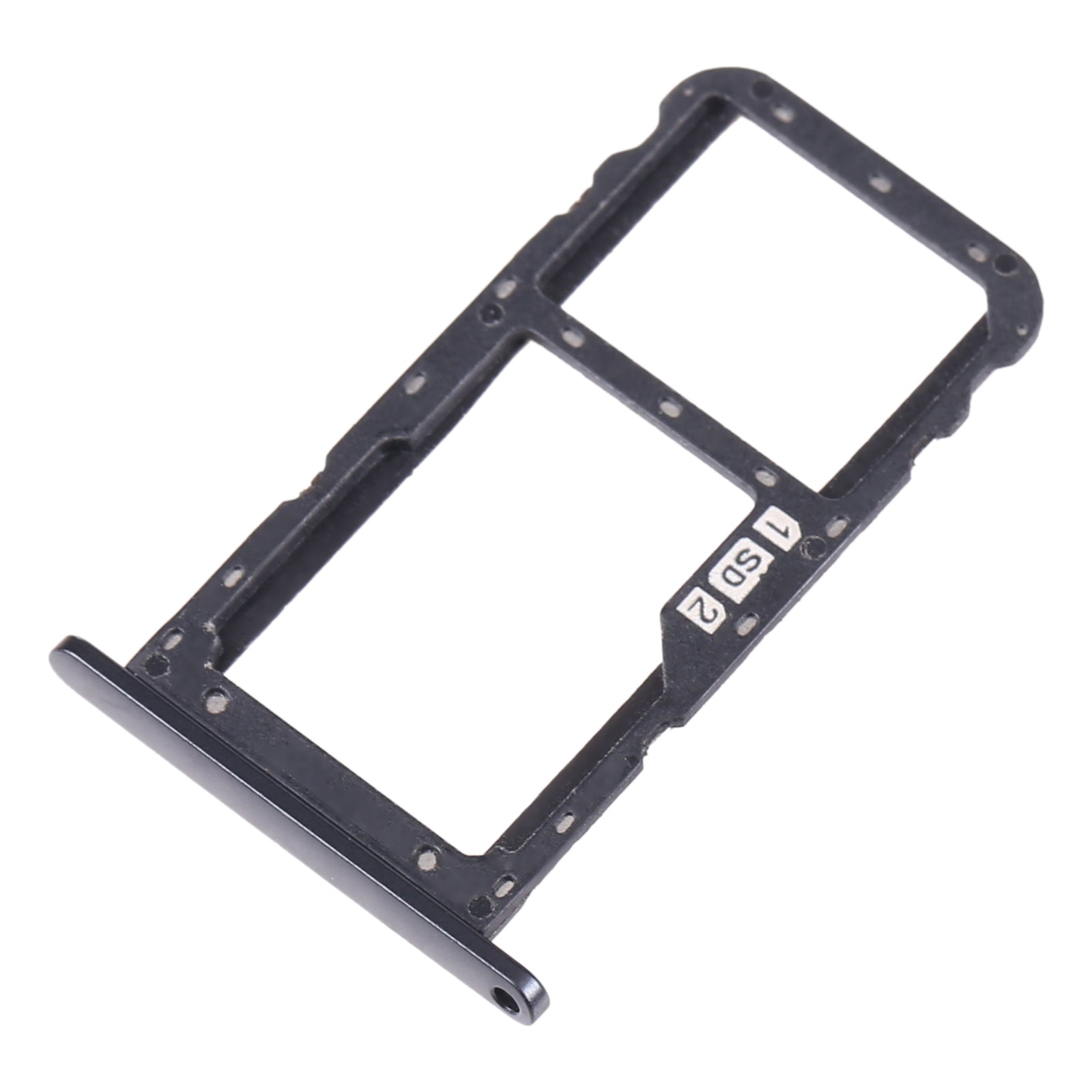 For Lenovo Z5 L78011 SIM Card Tray + SIM Card Tray / Micro SD Card Tray  Grey