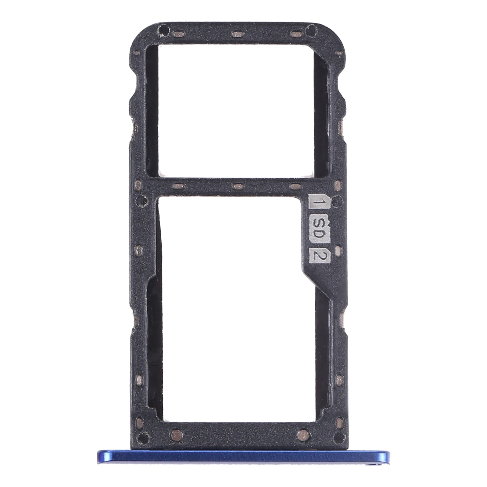 For Lenovo Z5 L78011 SIM Card Tray + SIM Card Tray / Micro SD Card Tray  Blue