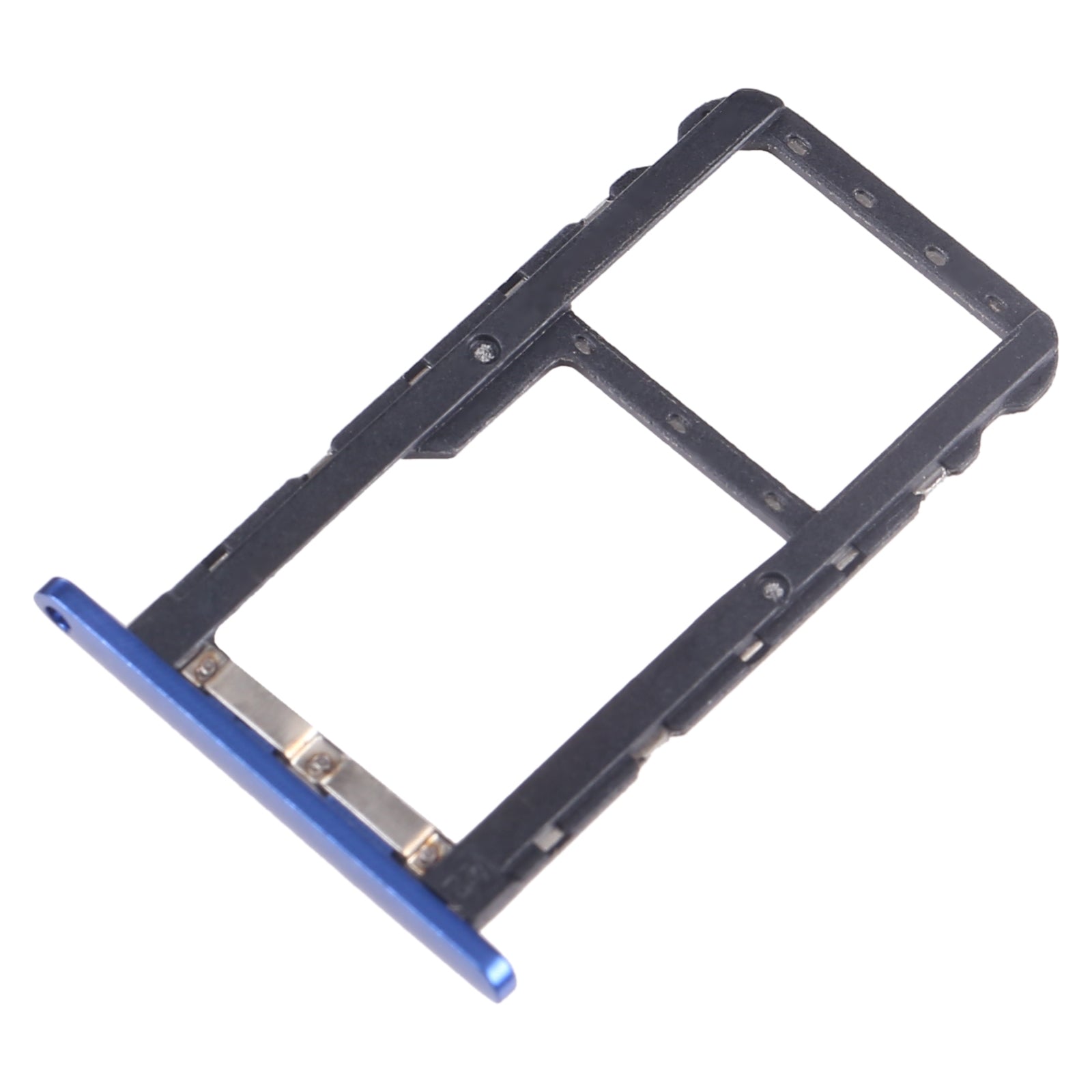 For Lenovo Z5 L78011 SIM Card Tray + SIM Card Tray / Micro SD Card Tray  Blue