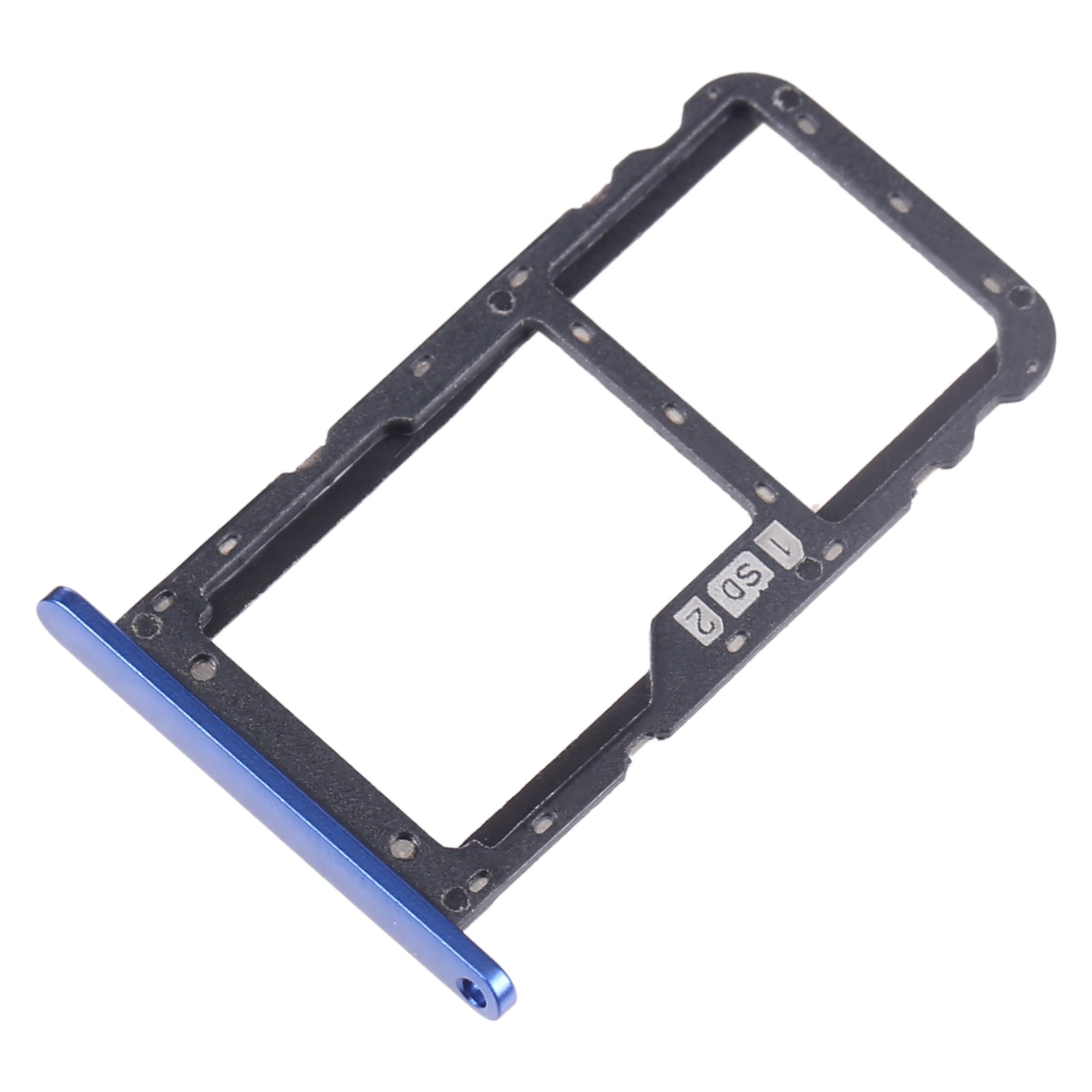 For Lenovo Z5 L78011 SIM Card Tray + SIM Card Tray / Micro SD Card Tray  Blue