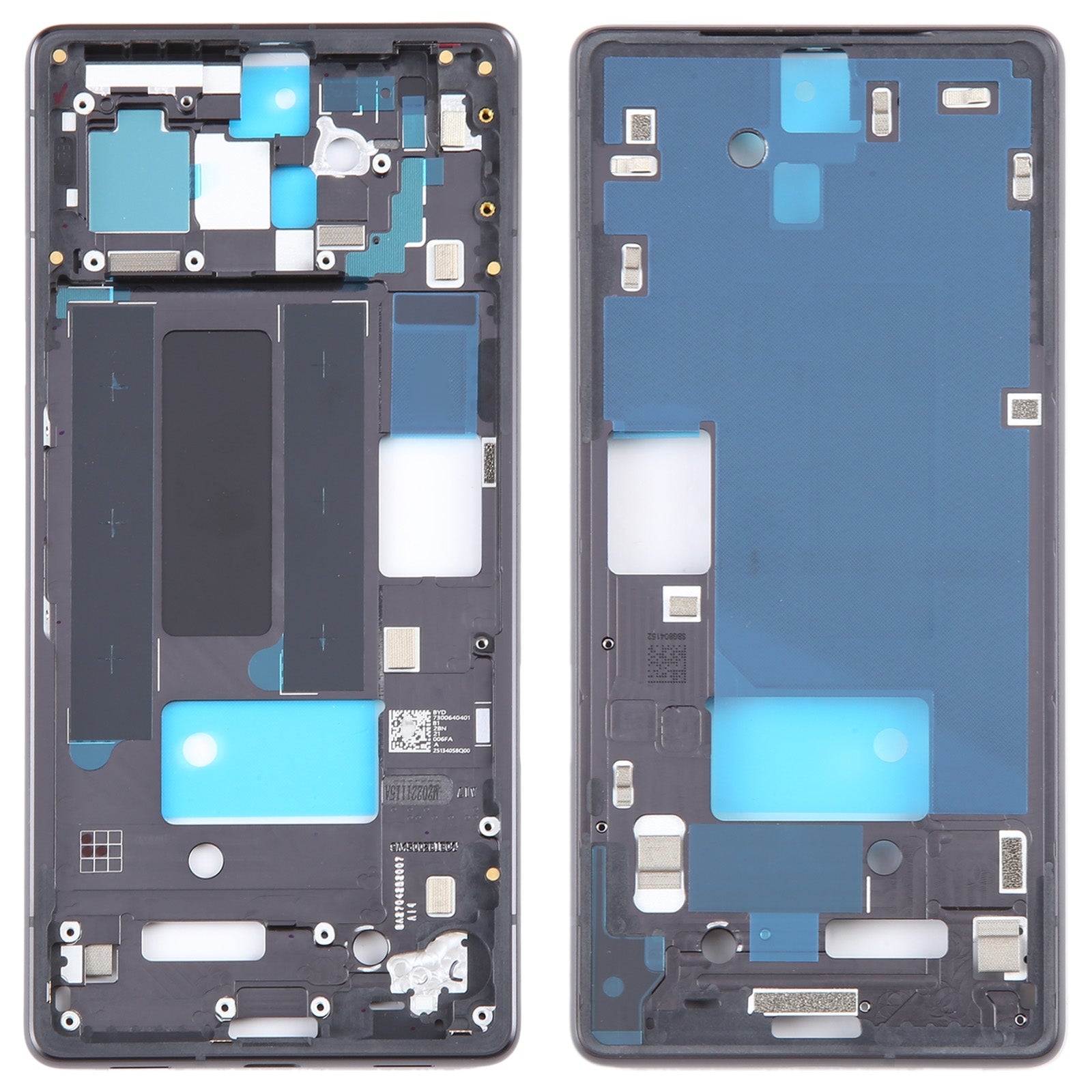 For Google Pixel 7A Middle Frame Bezel Plate  Black