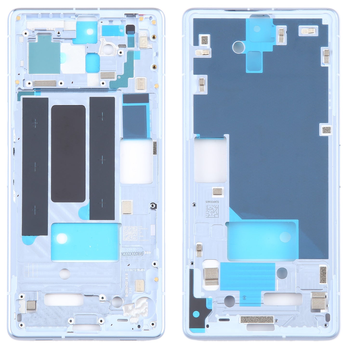 For Google Pixel 7A Middle Frame Bezel Plate  Blue
