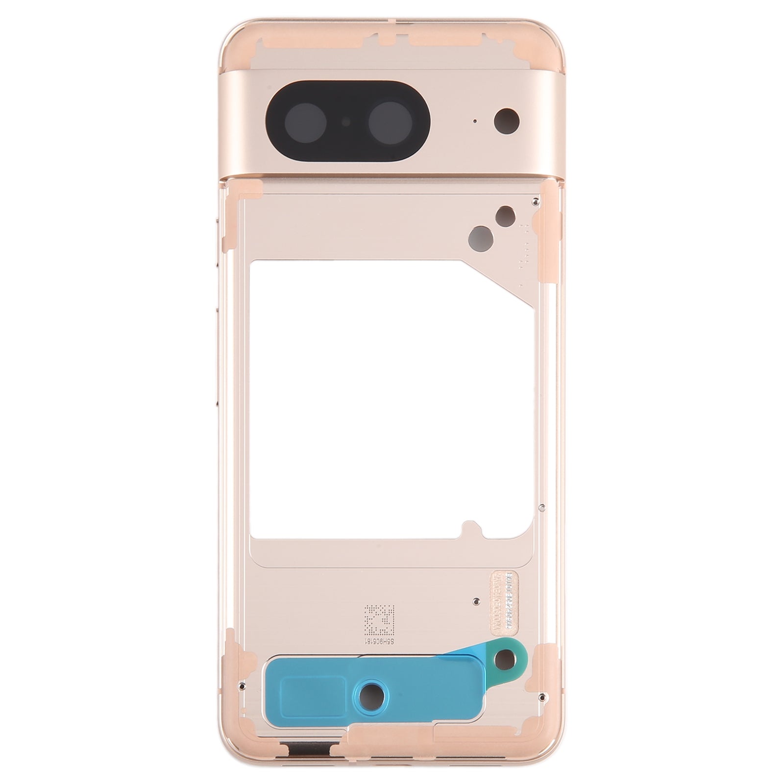 For Google Pixel 8 Front Housing LCD Frame Bezel Plate  Gold