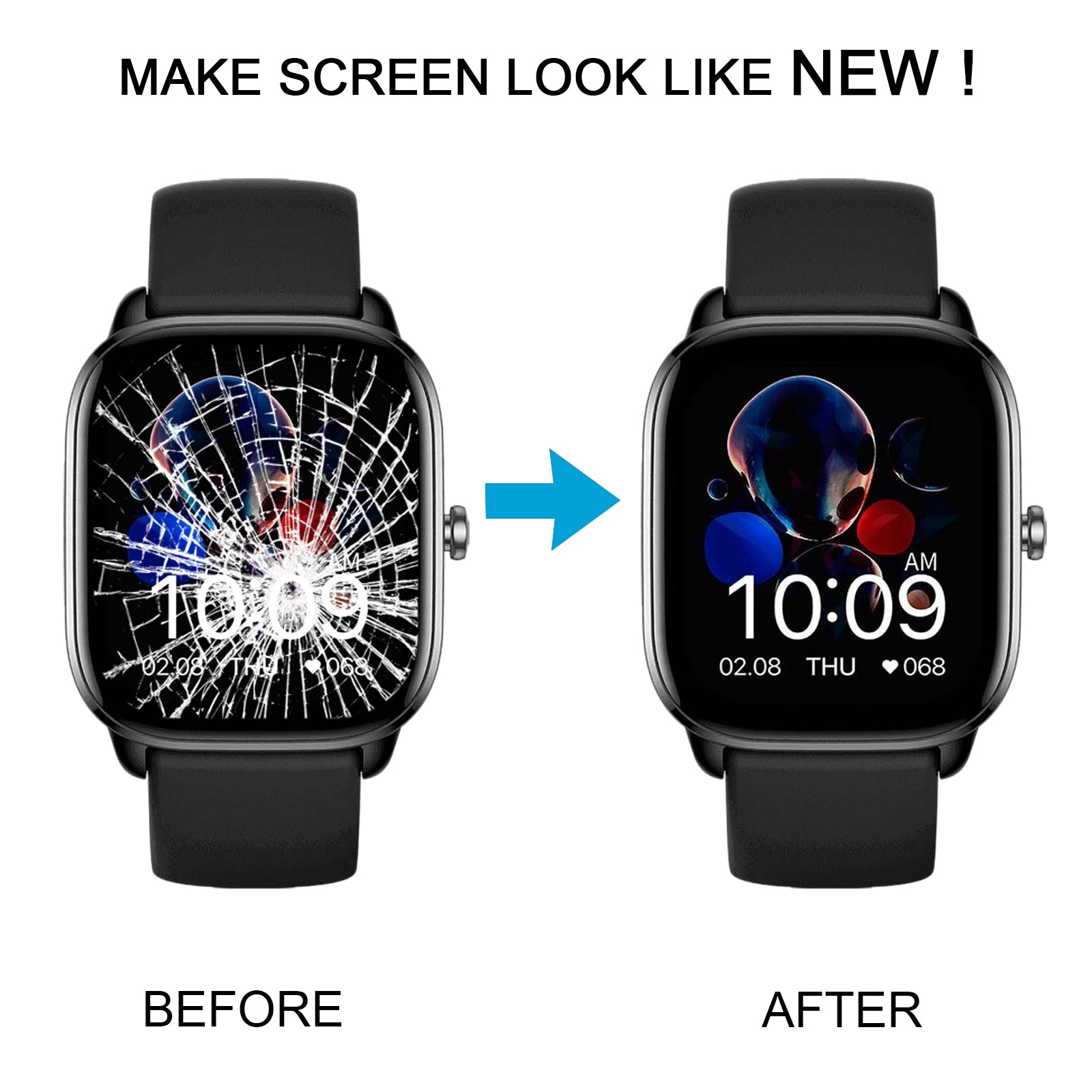 For Amazfit GTS 4 mini LCD Screen with Digitizer Full Assembly