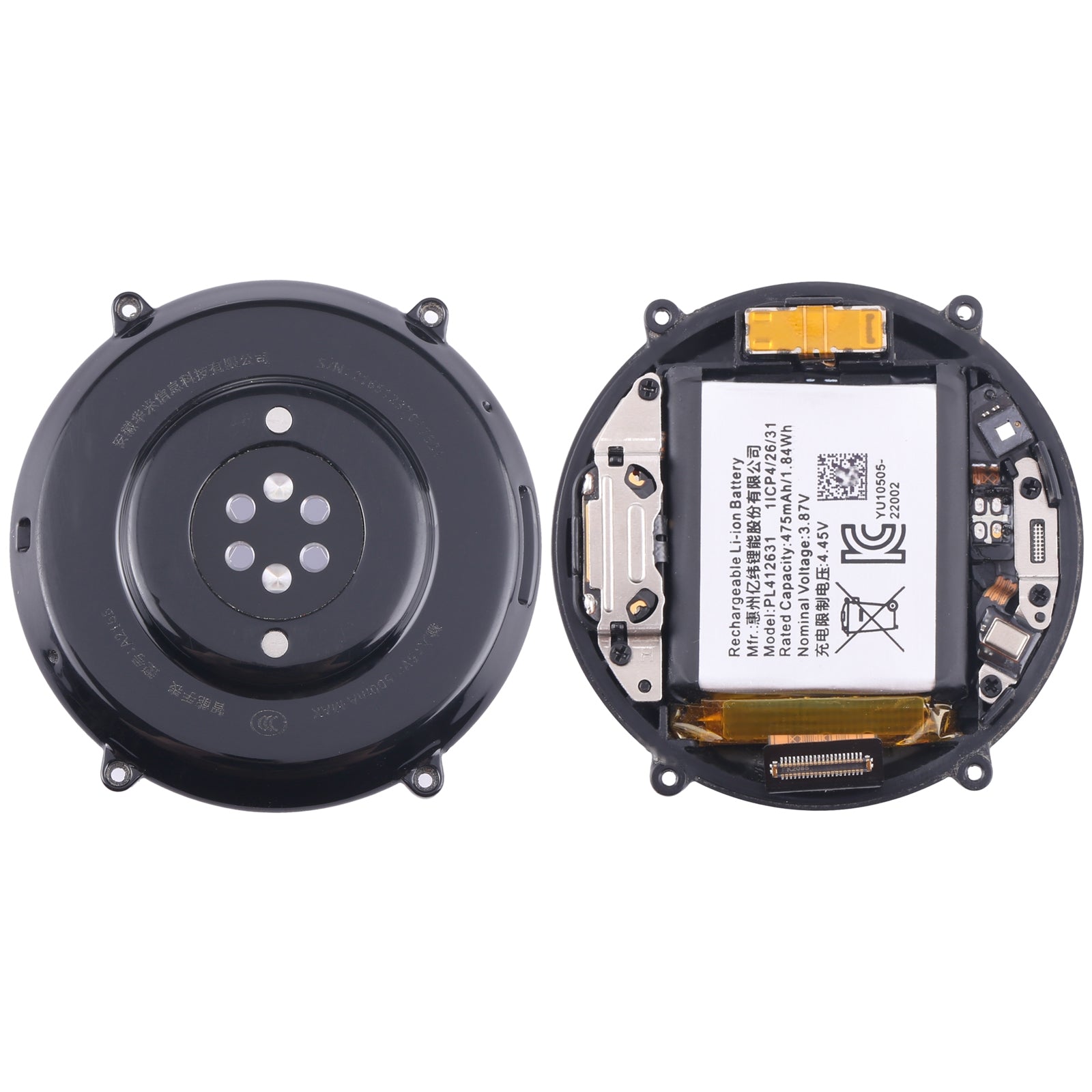 For Amazfit GTR 4 Back Cover Full Assembly With Battery