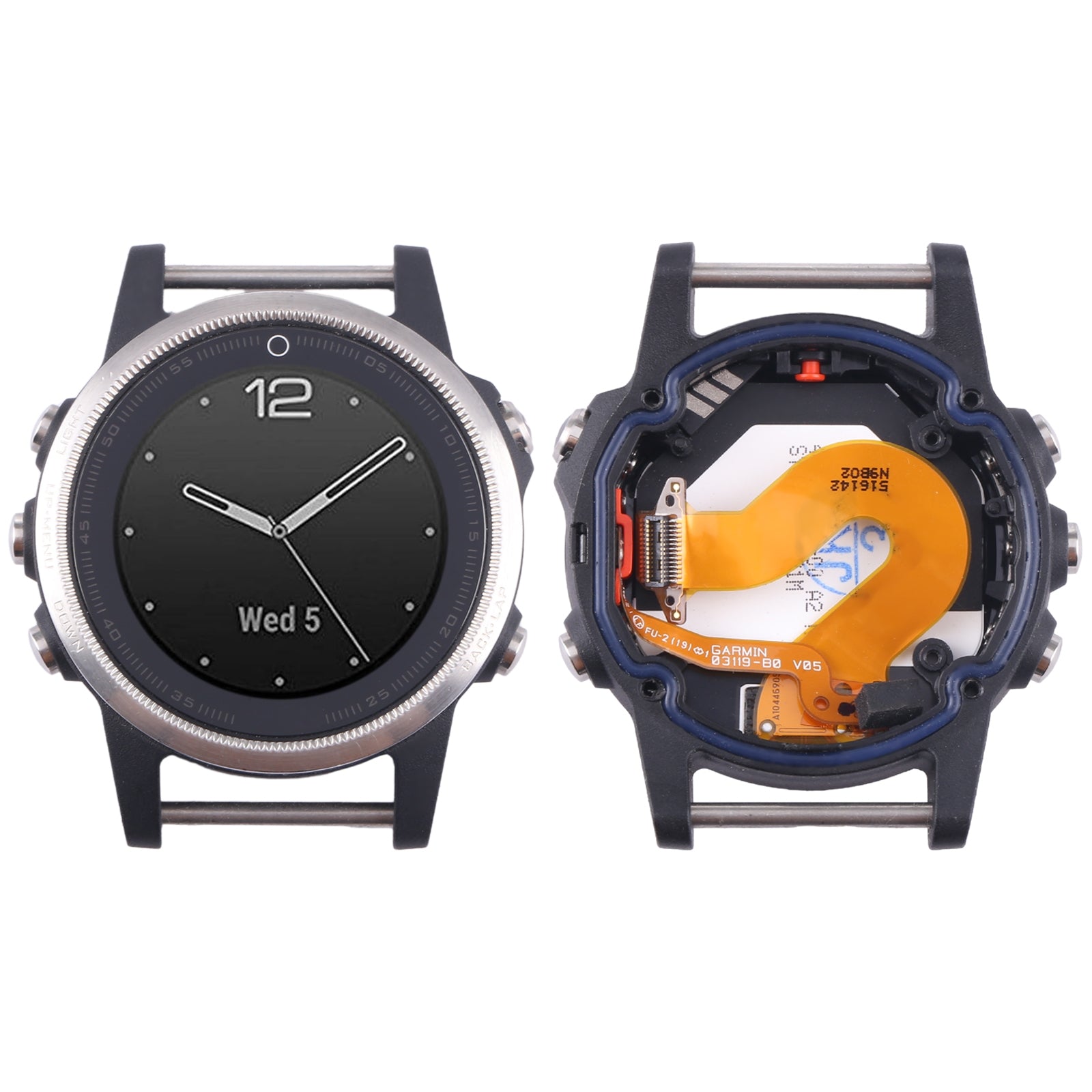 For Garmin Fenix 5S LCD Screen with Digitizer Full Assembly Black