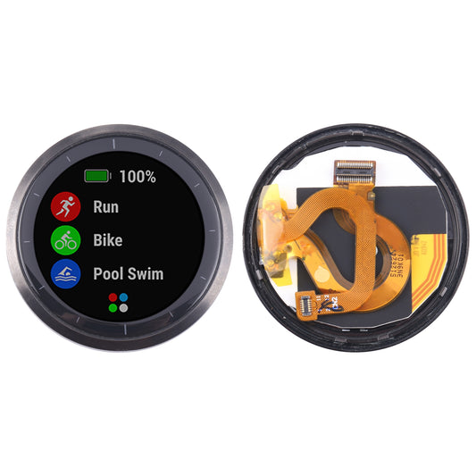For Garmin Vivoactive 4 LCD Screen with Digitizer Full Assembly Black