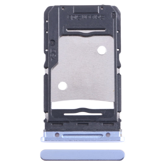 For Infinix Zero X Pro X6810 SIM Card Tray + SIM Card Tray + Micro SD Card Tray  Blue