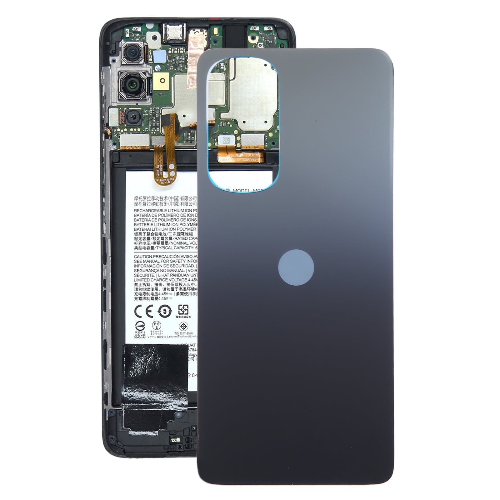 For Motorola Edge 30 Battery Back Cover Grey