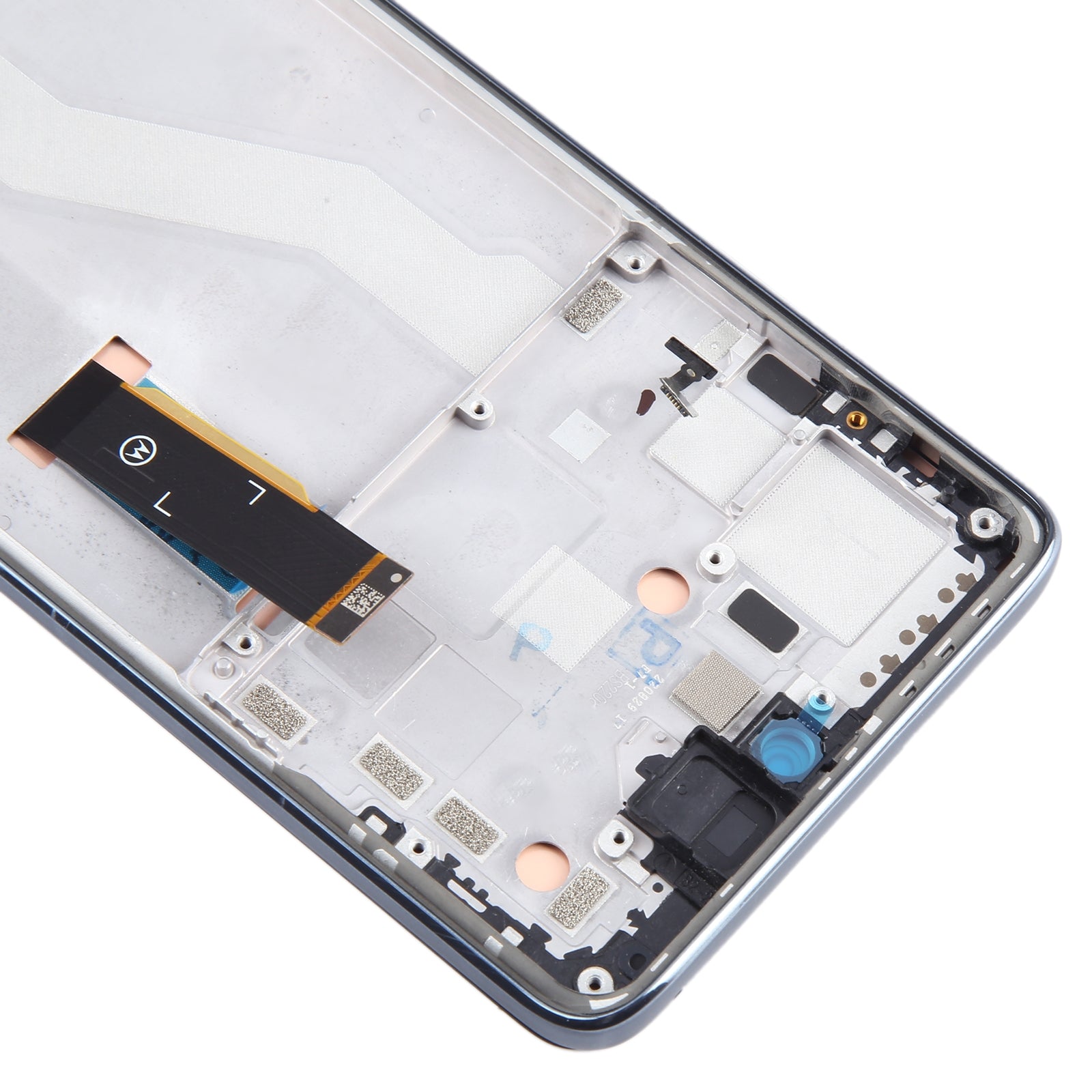 For Motorola Edge 2022 OEM LCD Screen Digitizer Full Assembly with Frame  Black