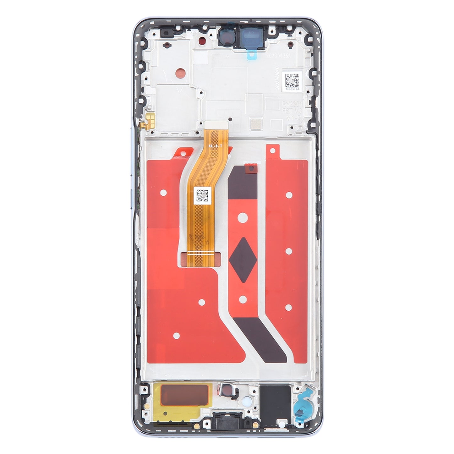 For Honor X9b LCD Screen Digitizer Full Assembly with Frame  Silver