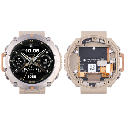For Amazfit T-Rex Ultra LCD Screen Digitizer Full Assembly With Frame Yellow