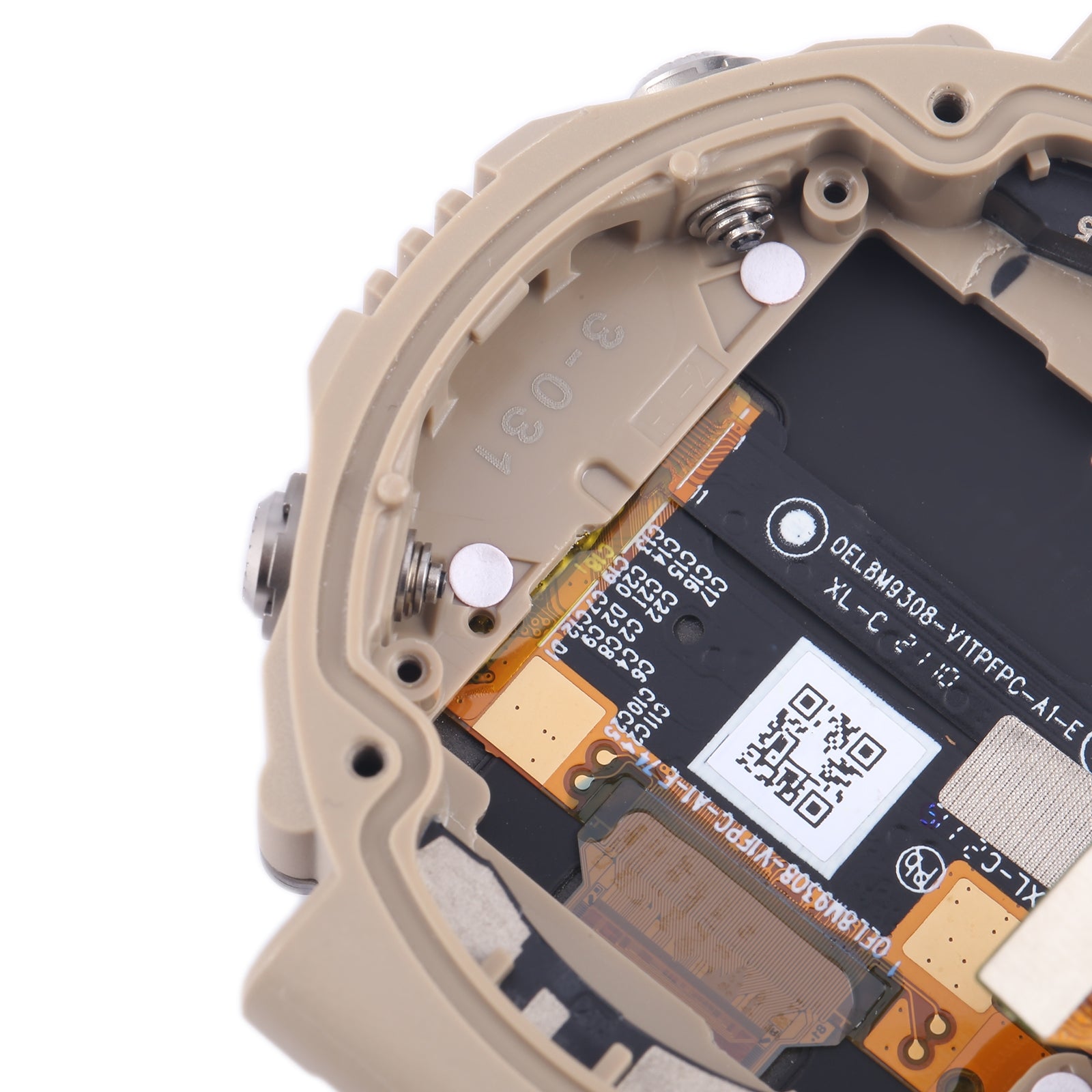 For Amazfit T-Rex Ultra LCD Screen Digitizer Full Assembly With Frame Yellow