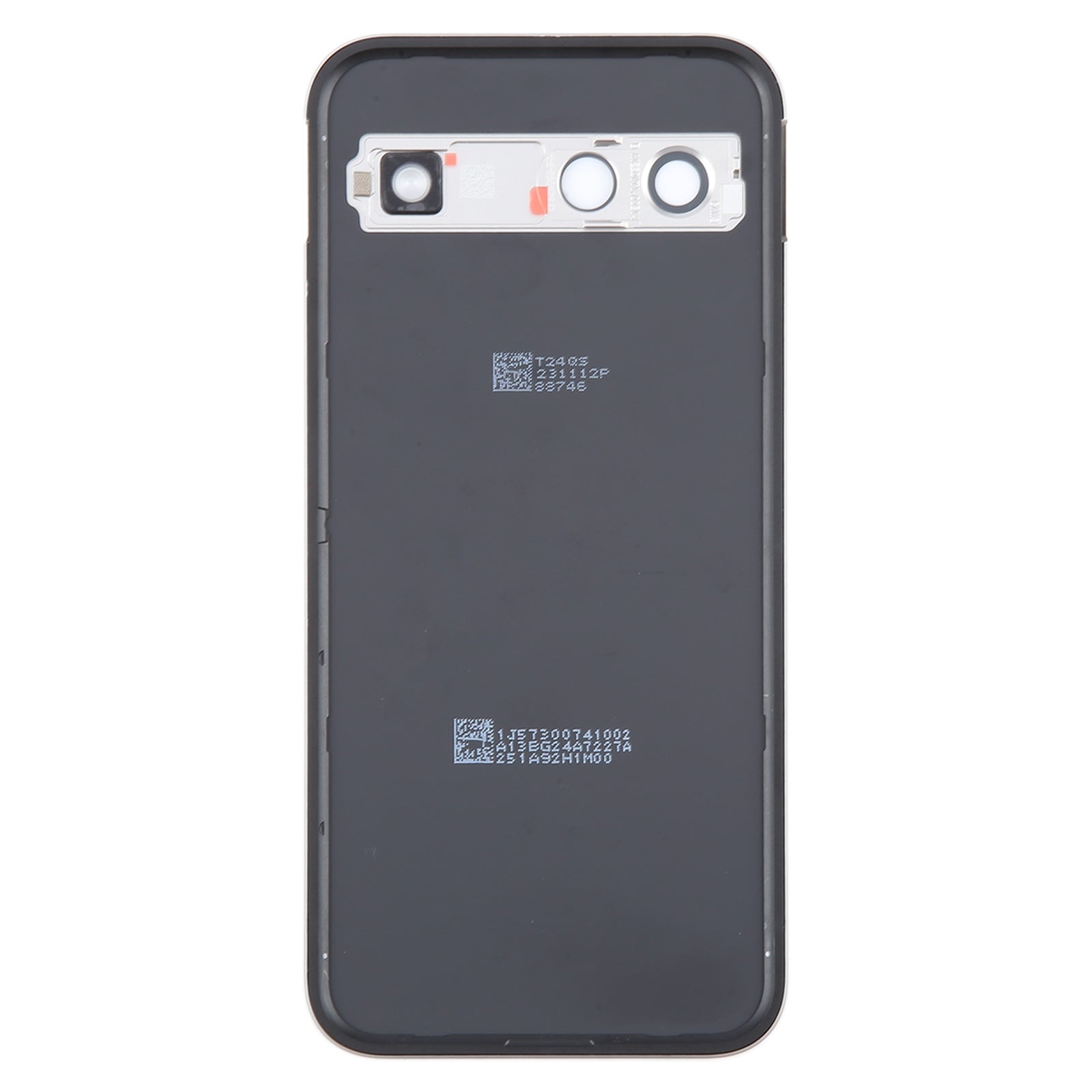 For Google Pixel 8a Battery Back Cover with Camera Lens Cover Silver