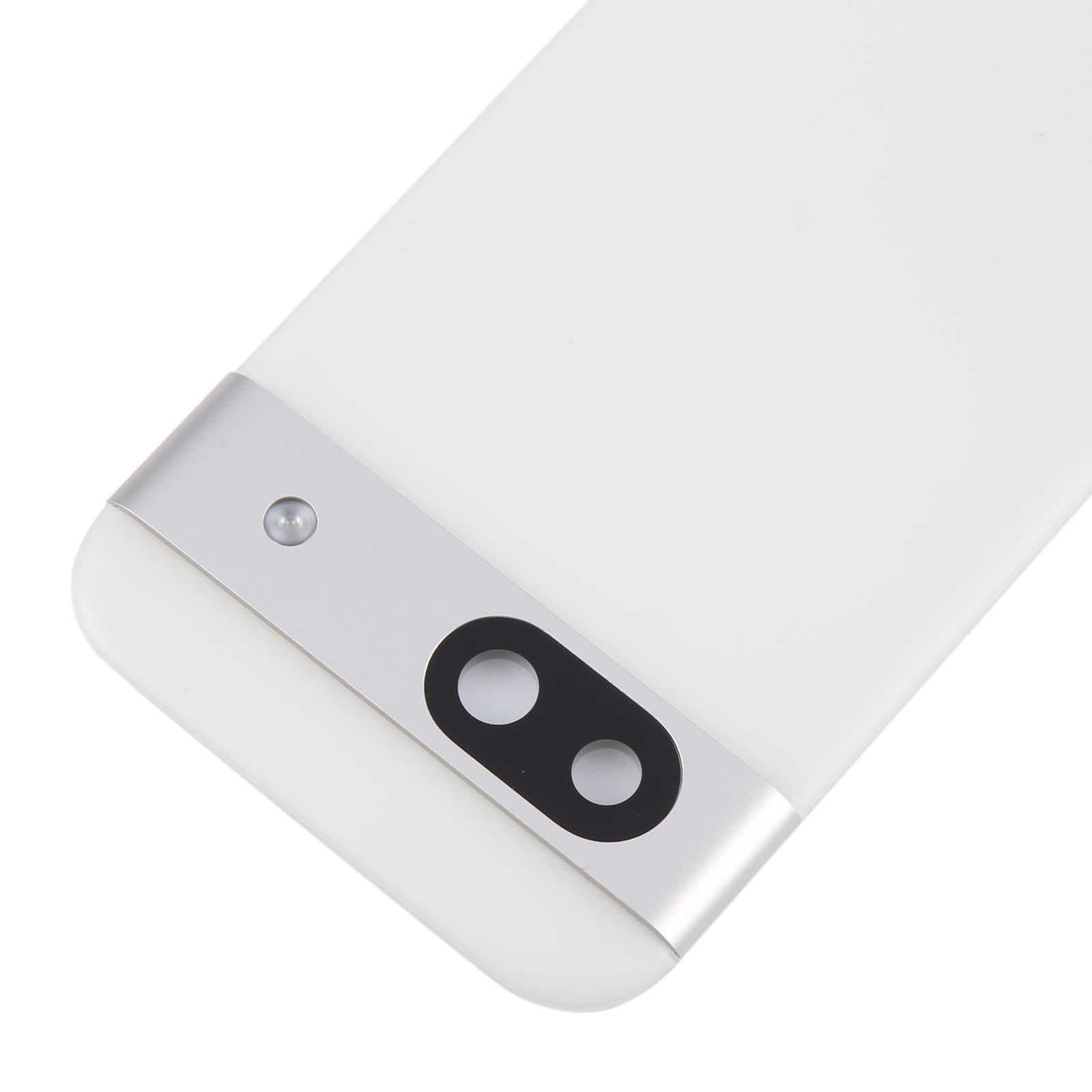 For Google Pixel 8a Battery Back Cover with Camera Lens Cover Silver