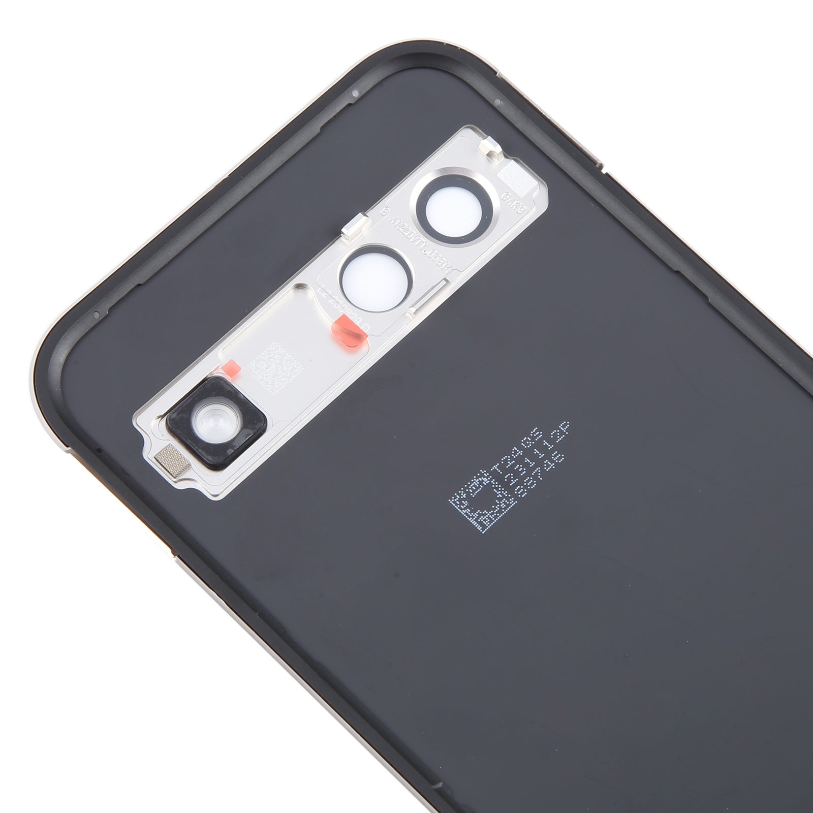 For Google Pixel 8a Battery Back Cover with Camera Lens Cover Silver