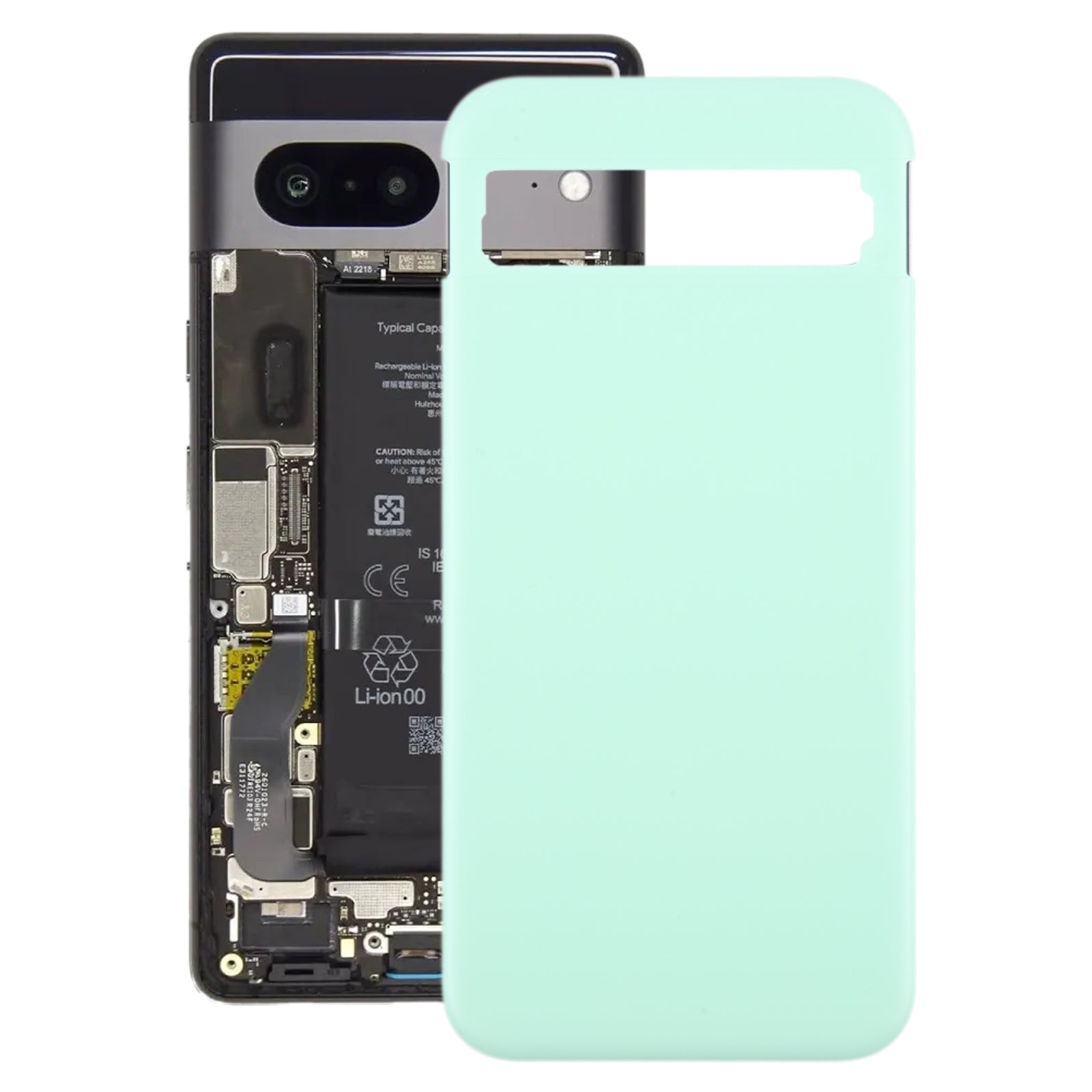 For Google Pixel 8a Battery Back Cover Green