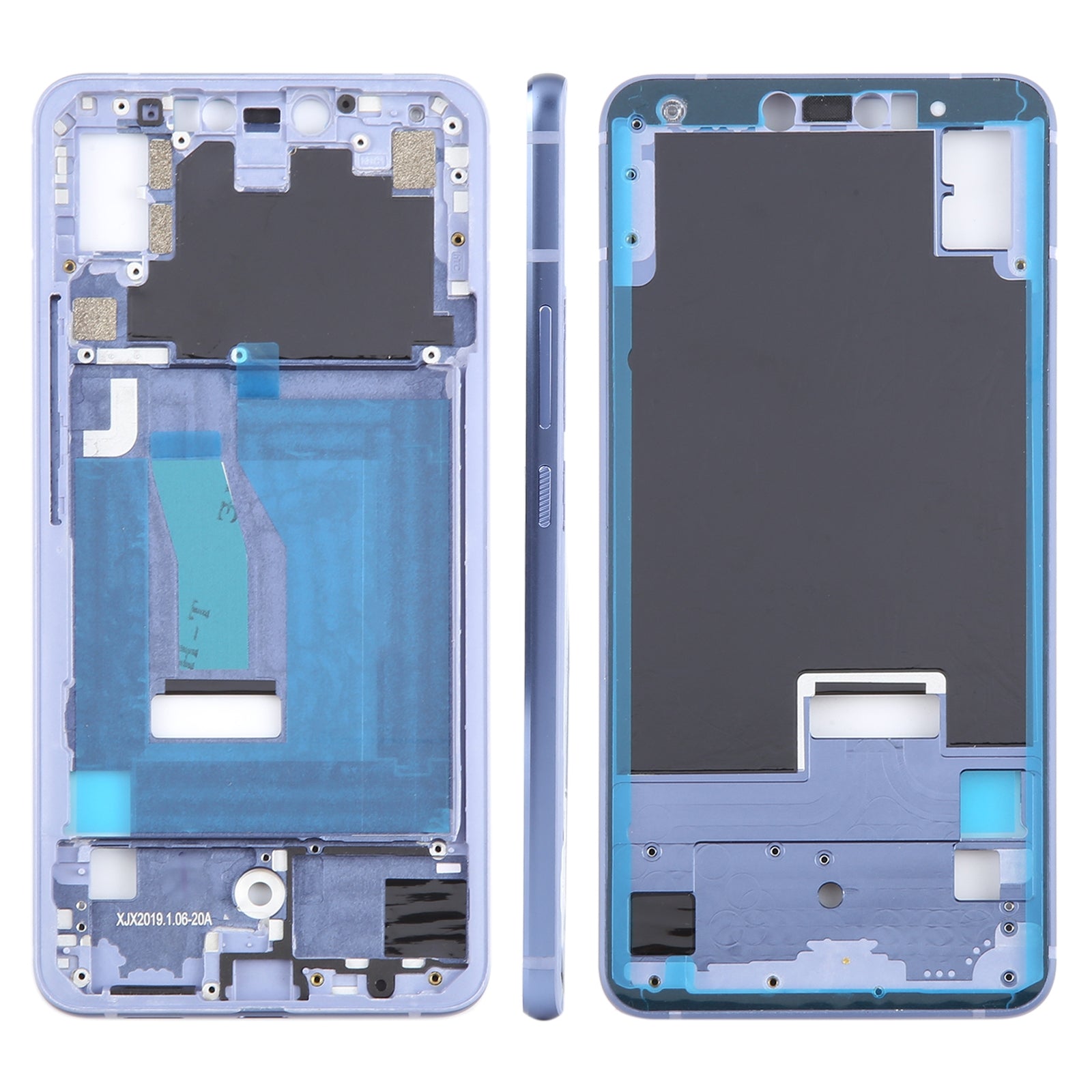 For HTC U19e Front Housing LCD Frame Bezel Plate  Blue
