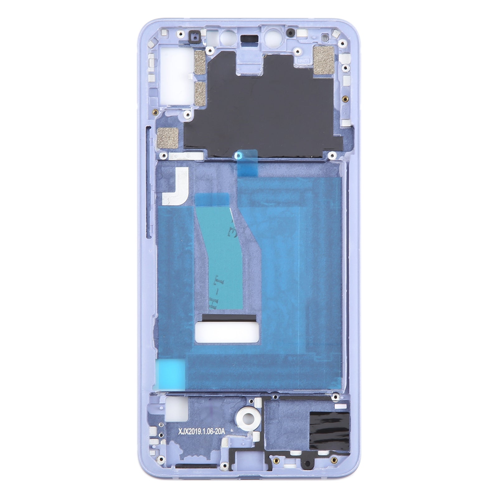 For HTC U19e Front Housing LCD Frame Bezel Plate  Blue