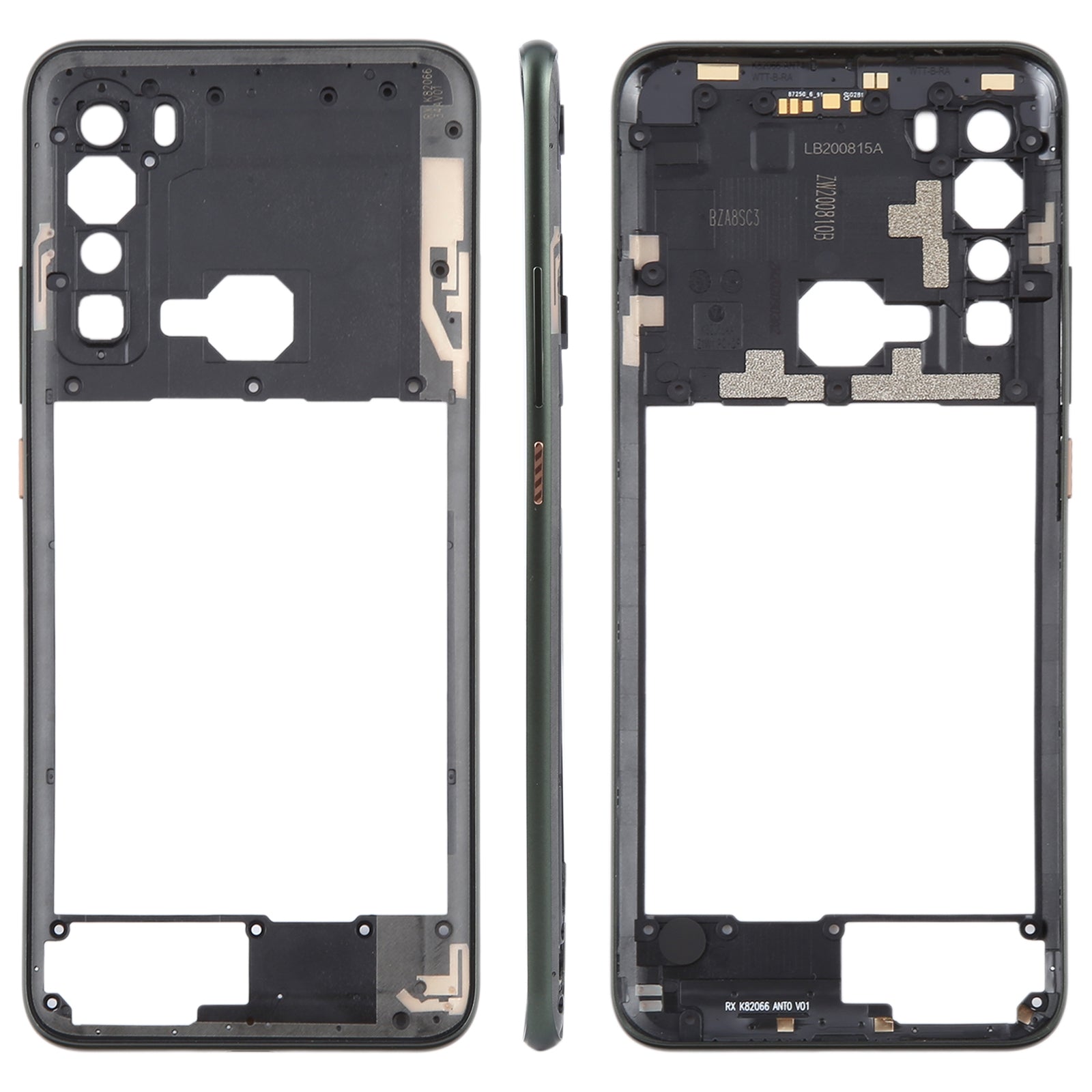 For HTC U20 5G Middle Frame Bezel Plate  Green