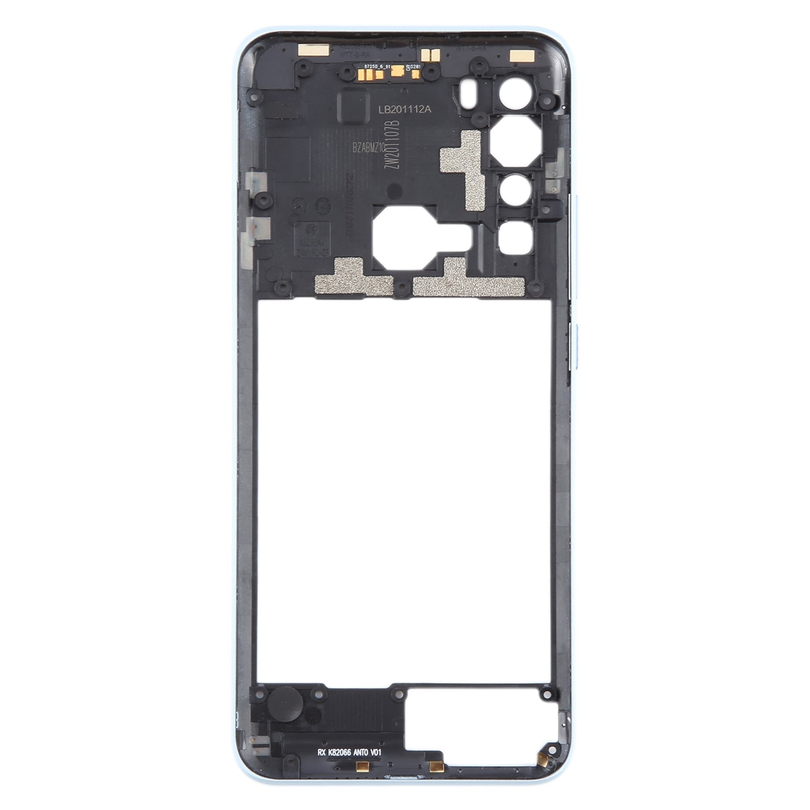 For HTC U20 5G Middle Frame Bezel Plate  White