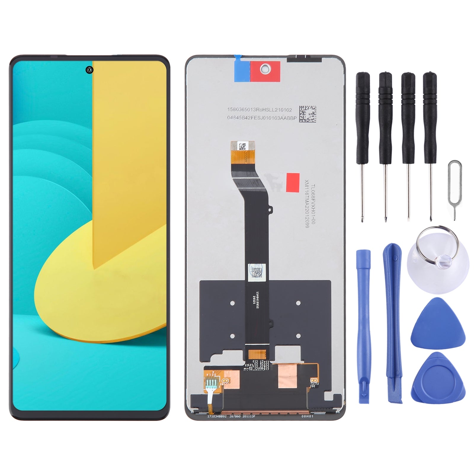 For LG Stylo 7 LCD Screen and Digitizer Full Assembly