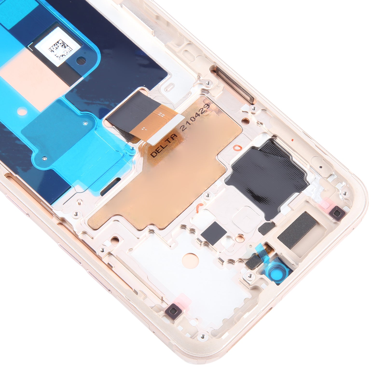 For LG V60 ThinQ KR Version LCD Screen Digitizer Full Assembly with Frame  Gold