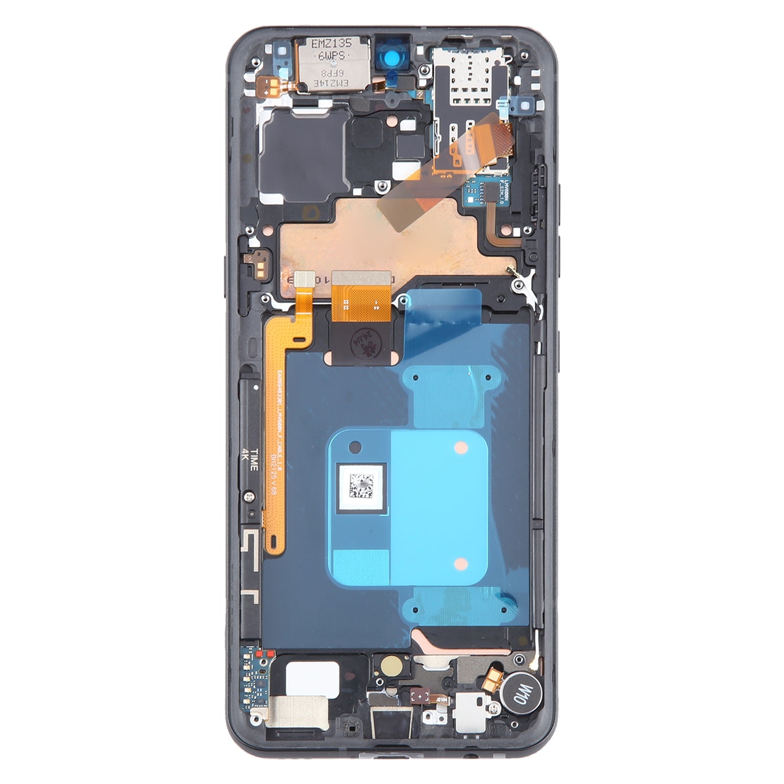 For LG V60 ThinQ US Version LCD Screen Digitizer Full Assembly with Frame  Black