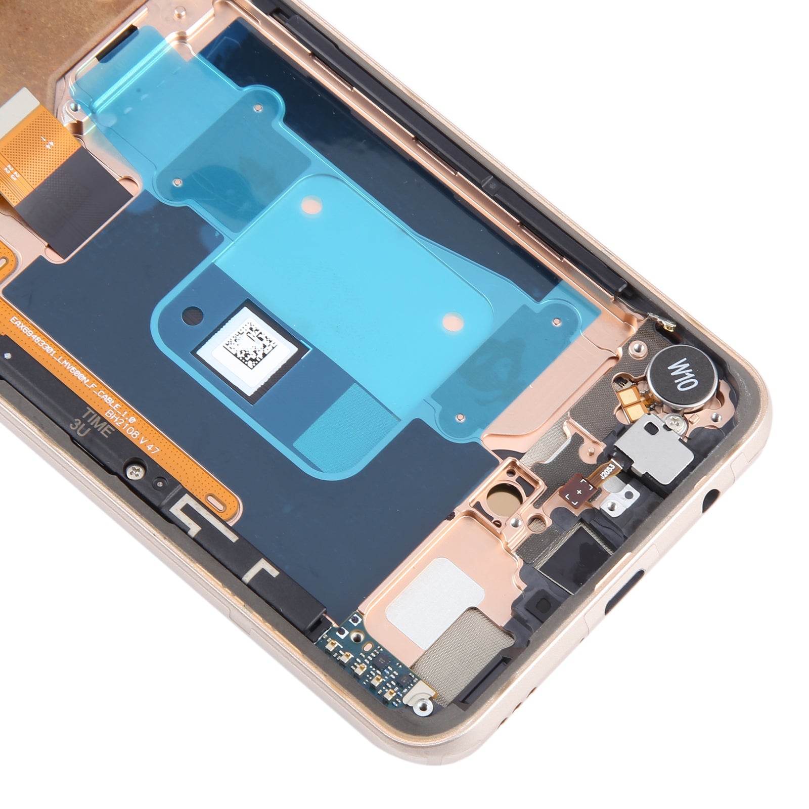 For LG V60 ThinQ US Version LCD Screen Digitizer Full Assembly with Frame  Gold