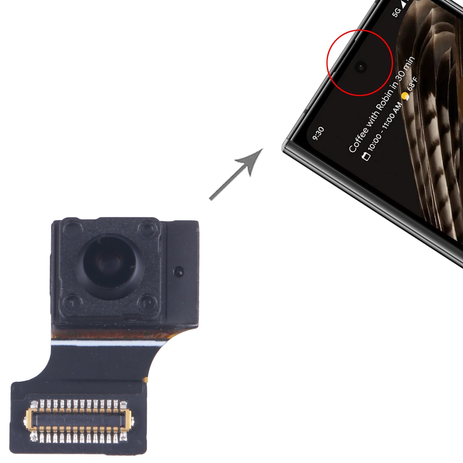 For Google Pixel Fold Secondary Front Facing Camera