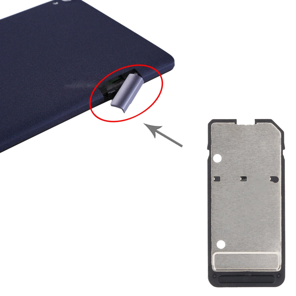 For Lenovo Tab3 8 Plus TB-8703 SIM + SIM Card Tray  Black