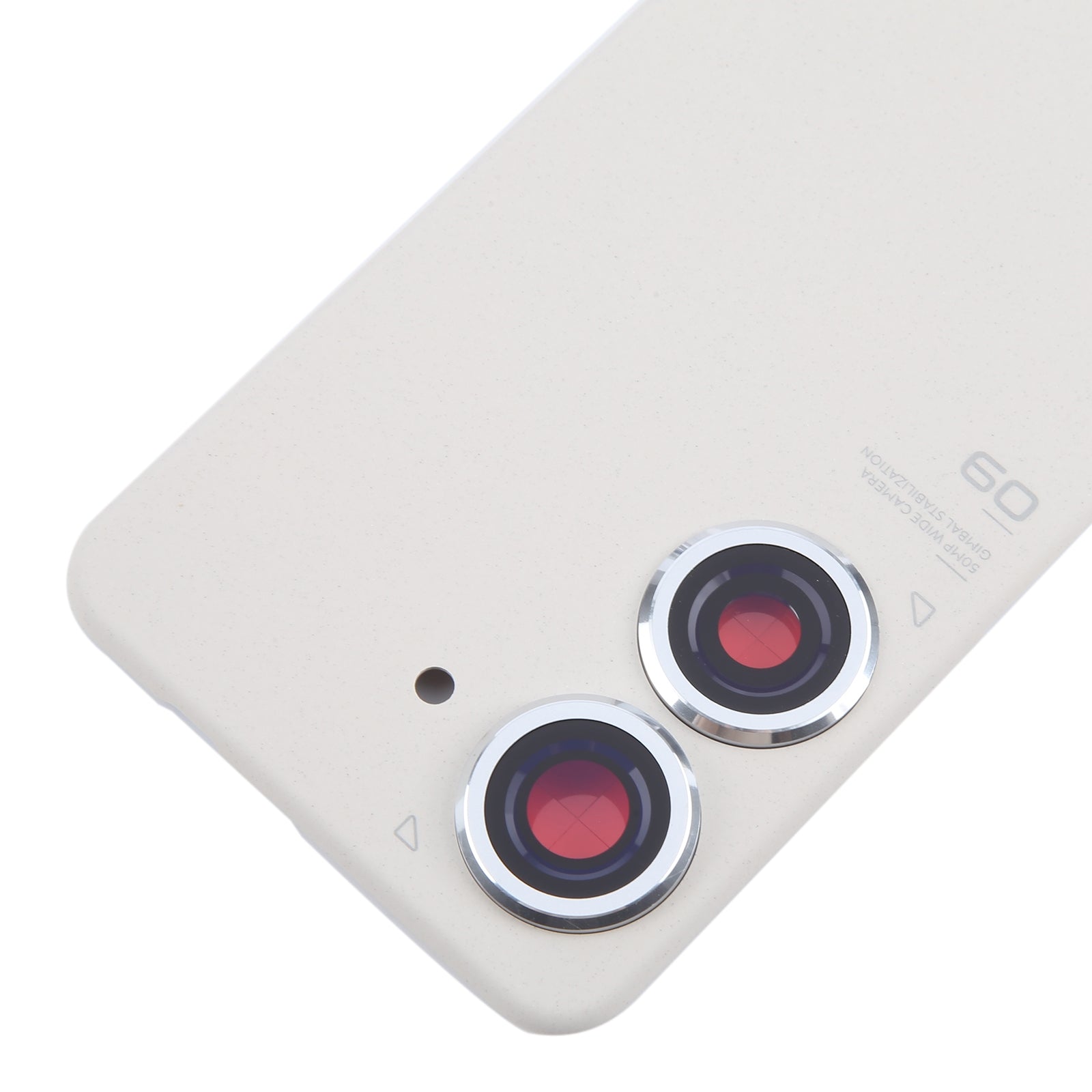 For Asus Zenfone 9 AI2202 Battery Back Cover with Camera Lens Cover White