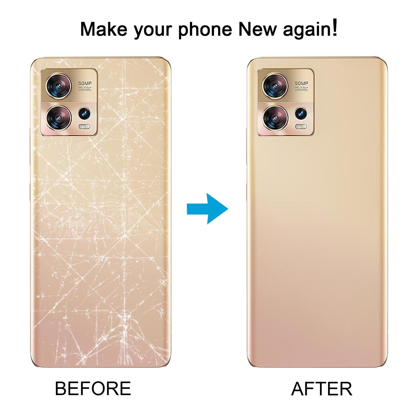 For Motorola Edge 30 Fusion Battery Back Cover