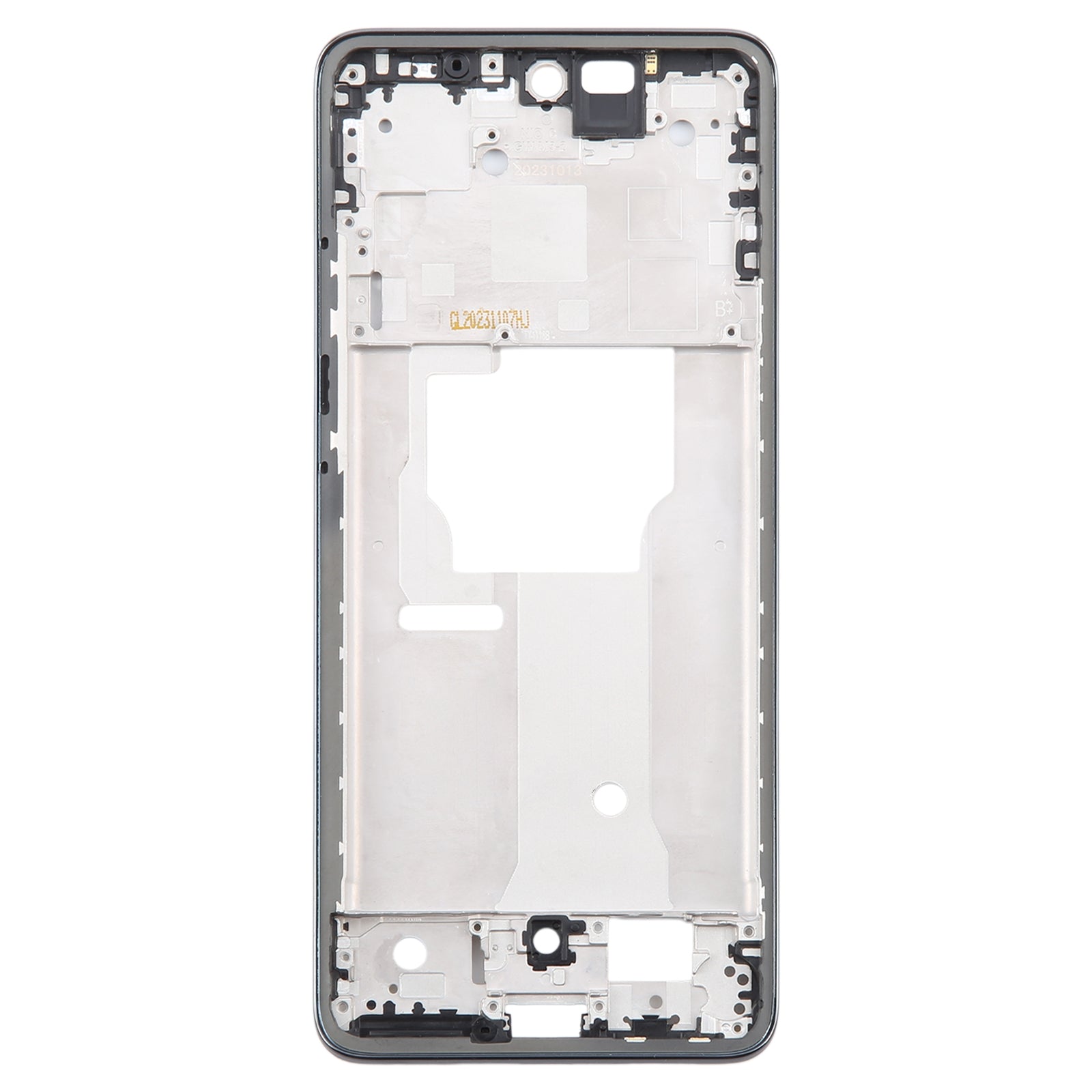 For Motorola Edge 40 Neo Front Housing LCD Frame Bezel Plate  Black