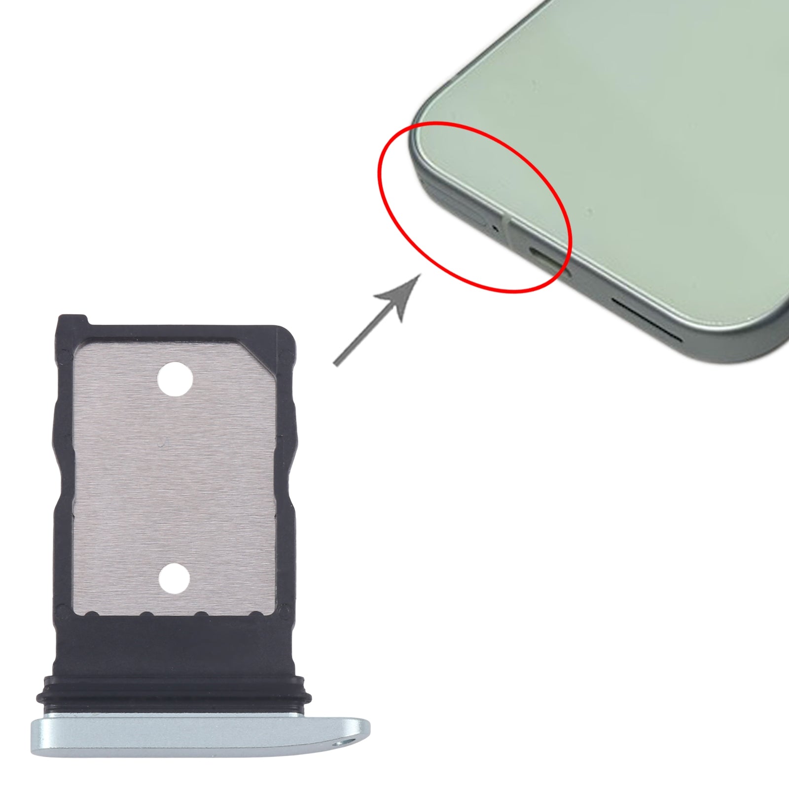 For Google Pixel 9 SIM Card Tray  Green