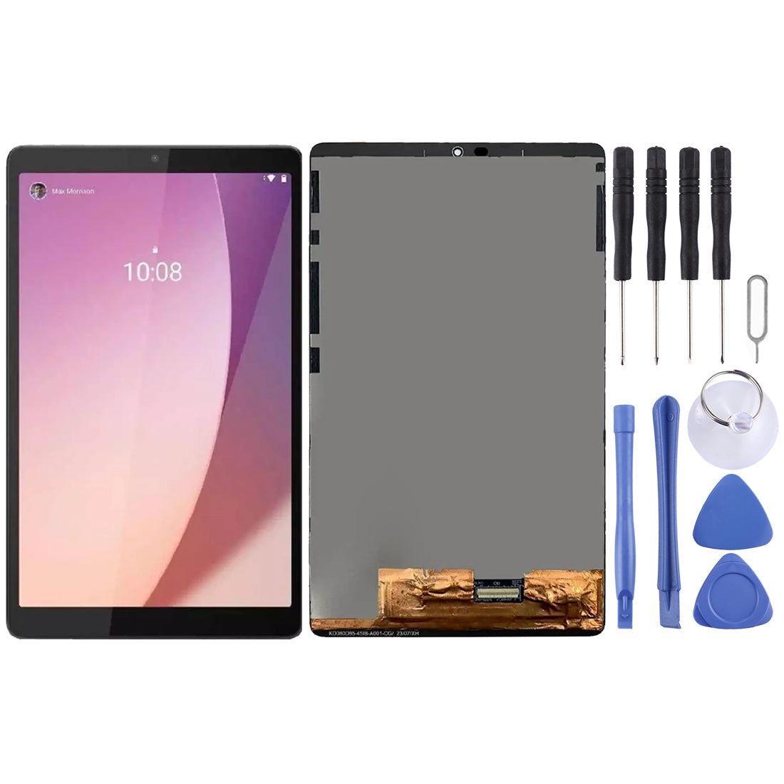 For Lenovo Tab M8 4th Gen TB300 TB300FU TB300XU LCD Screen with Digitizer Full Assembly Black