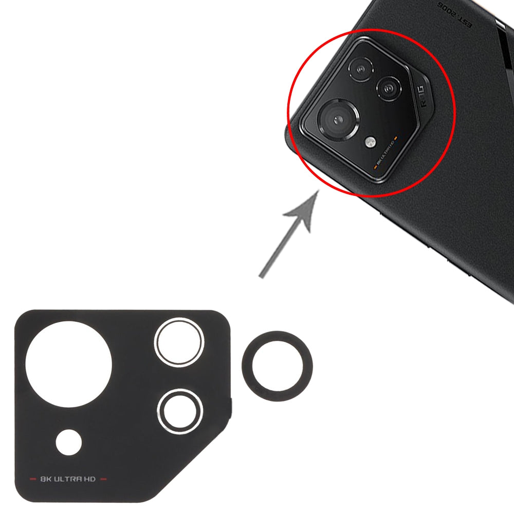 For Asus ROG Phone 8 Pro AI2401 AI2401_A Back Camera Lens