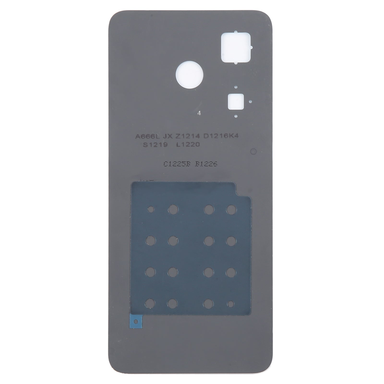 For itel P55 A666L Battery Back Cover Blue
