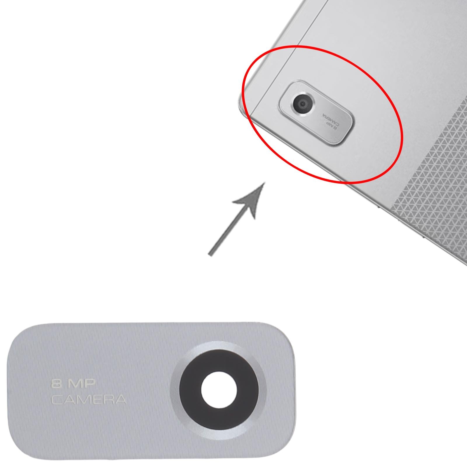 For Lenovo Tab M9 Back Camera Lens  Grey