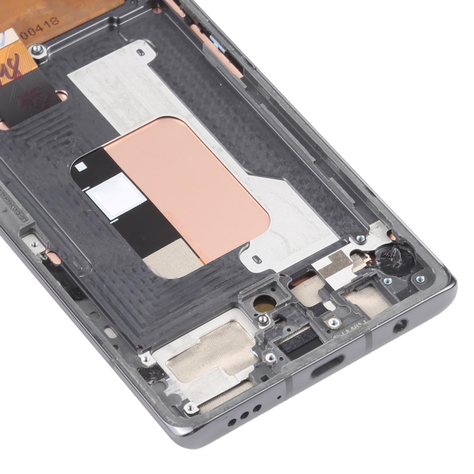 For LG Velvet 5G US Version LCD Screen Digitizer Full Assembly with Frame  Silver