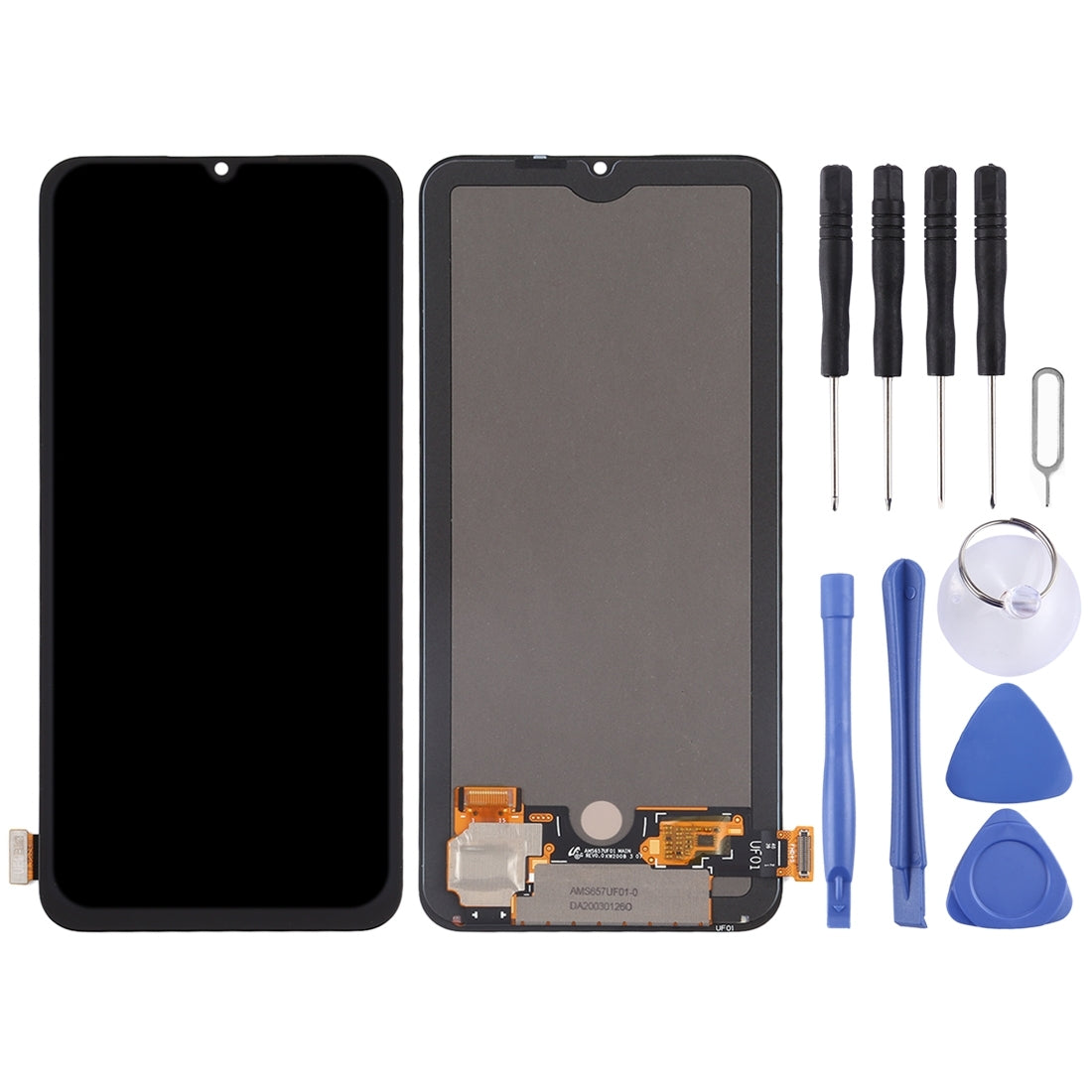 AMOLED Material LCD Screen and Digitizer Full Assembly for Xiaomi Redmi 10X PRO 5G / Redmi 10X 5G