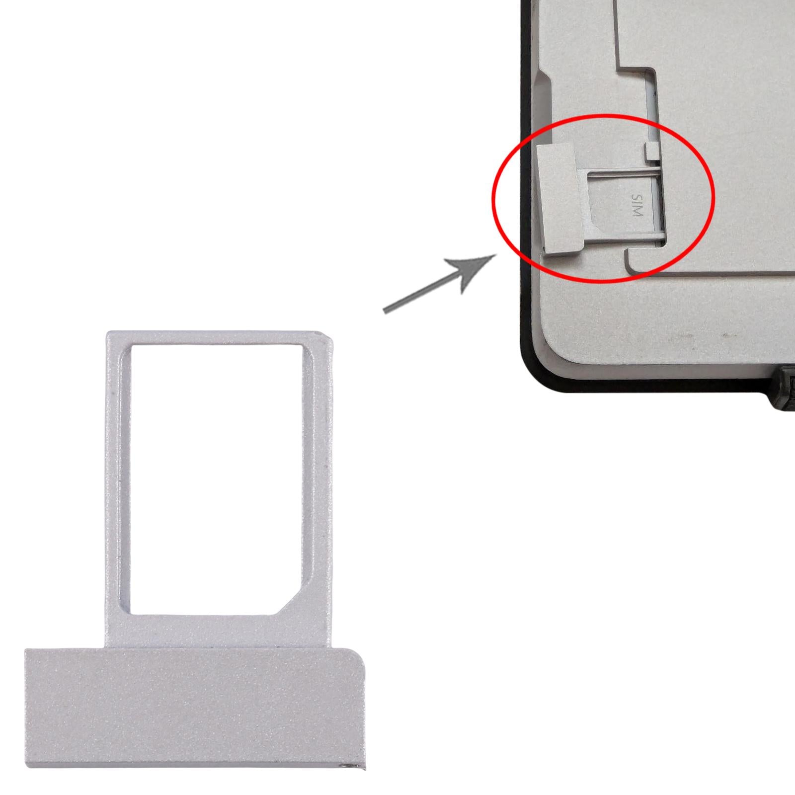 For MicroSurface Pro 5 1807 LTE SIM Card Tray  Silver