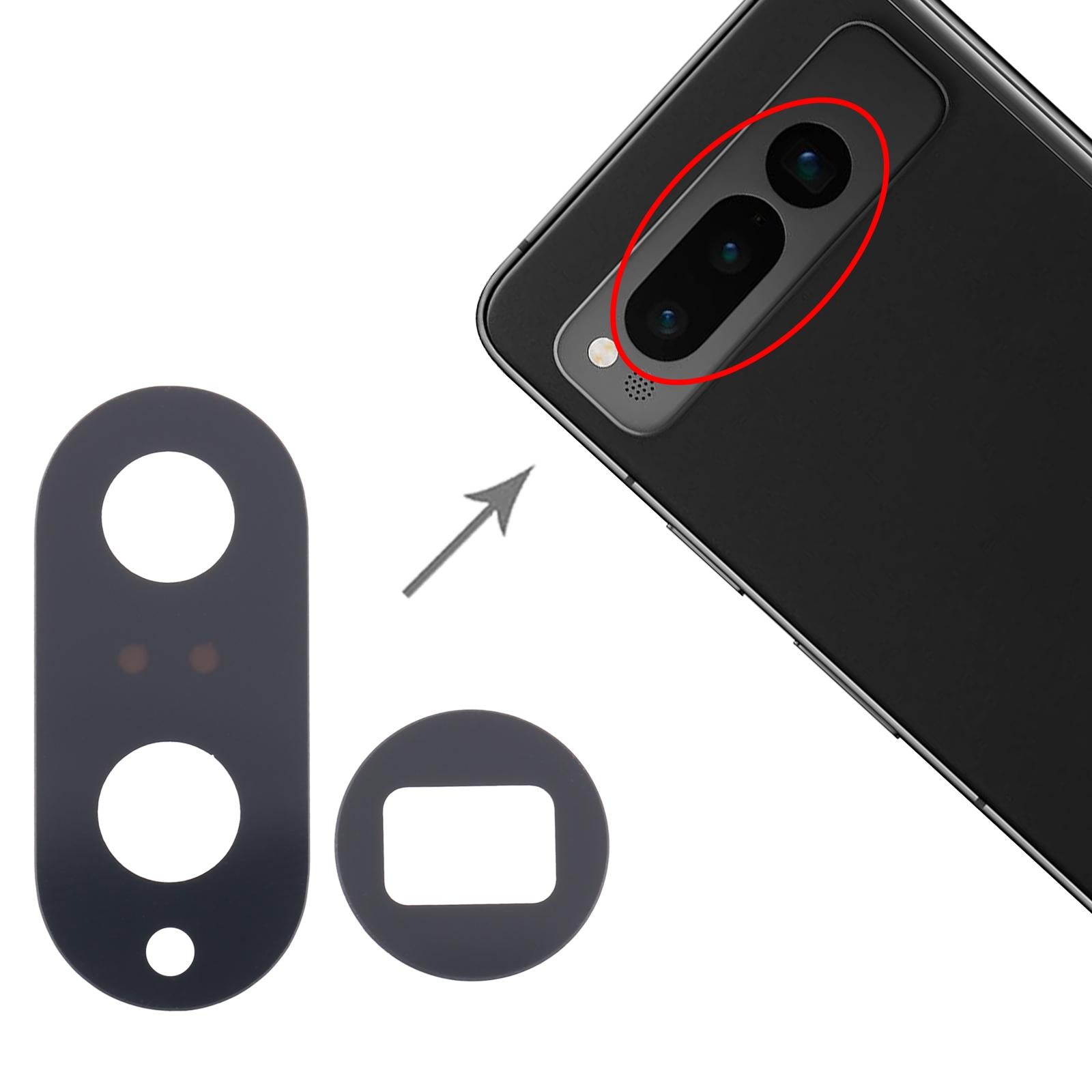 For Google Pixel Fold OEM Back Camera Lens