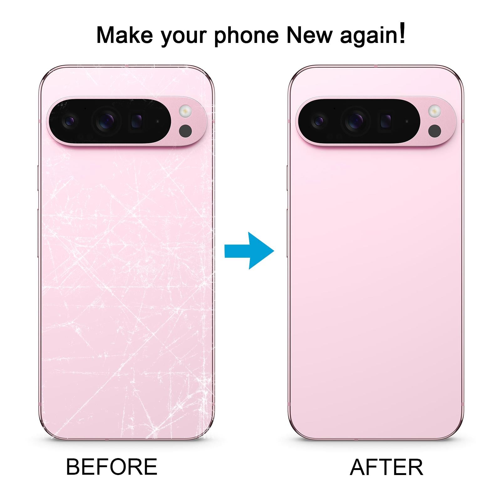 For Google Pixel 9 Pro XL Back Cover Pink
