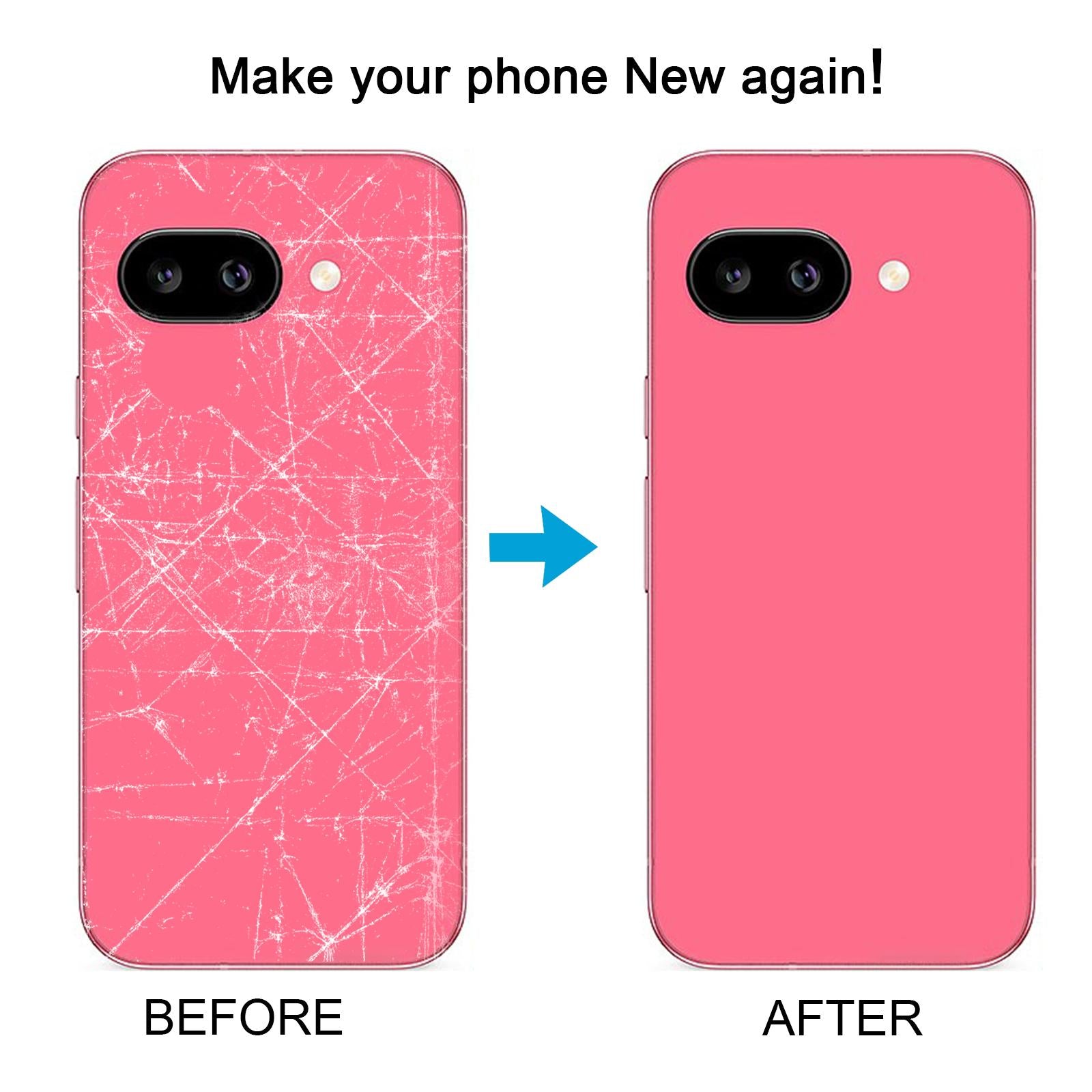 For Google Pixel 9a Back Cover Red