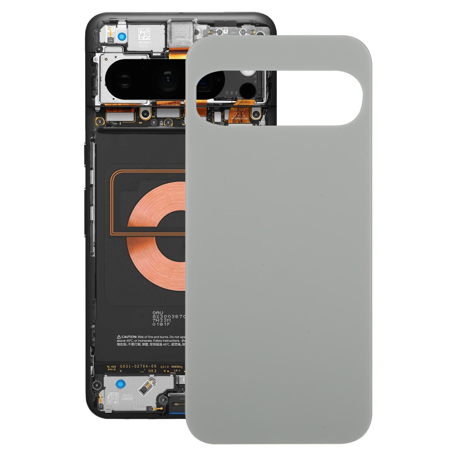For Google Pixel 9 Pro Back Cover Gray
