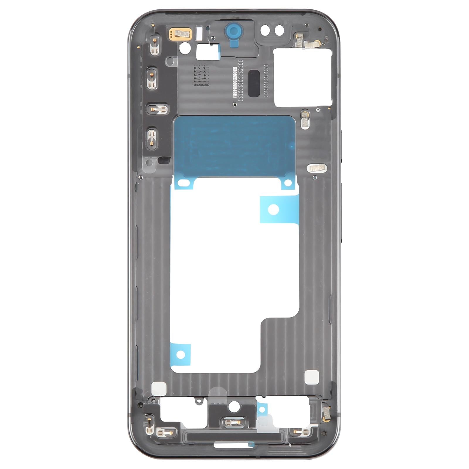 For Google Pixel 9 Pro XL Middle Frame Bezel Plate  Black