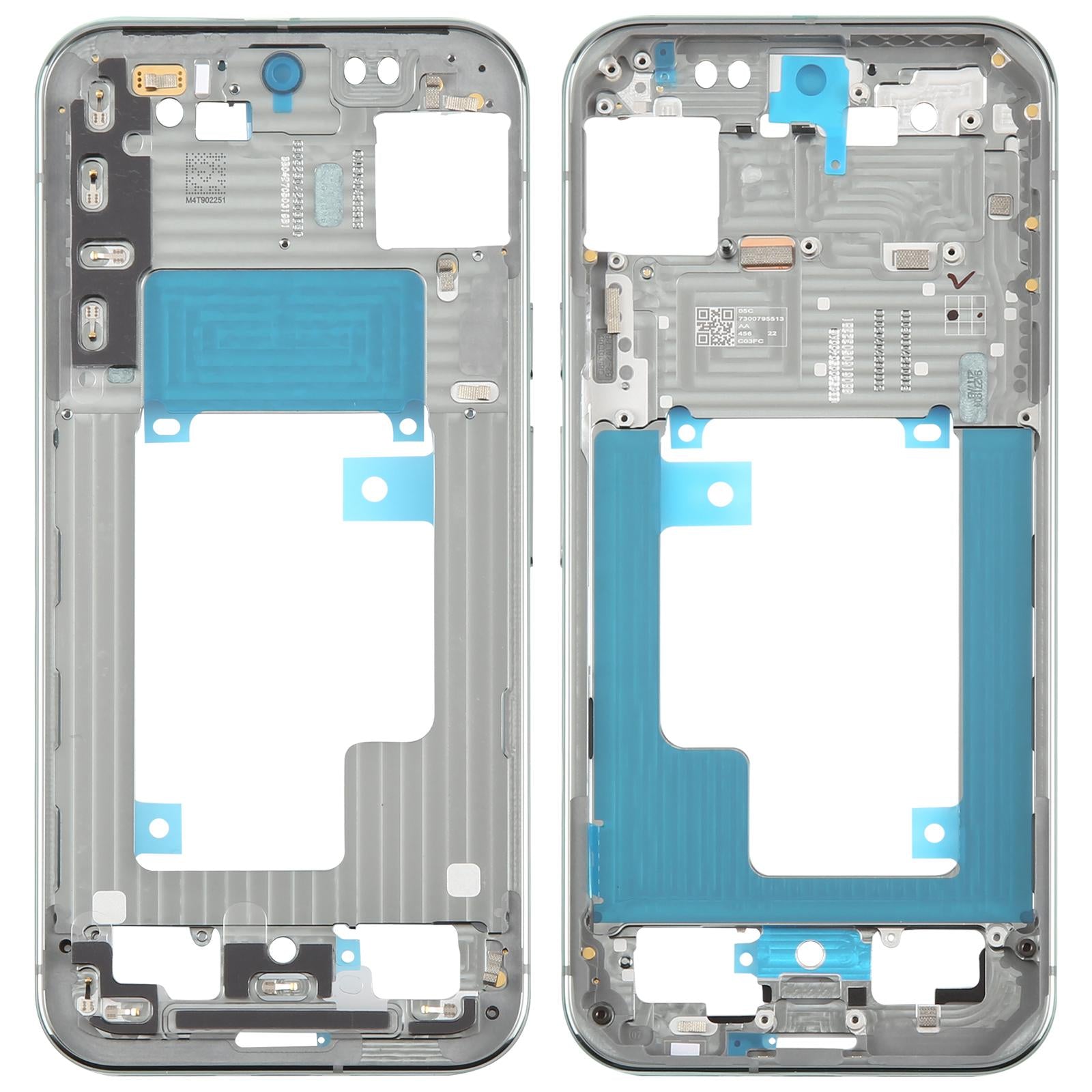 For Google Pixel 9 Pro XL Middle Frame Bezel Plate  Cyan